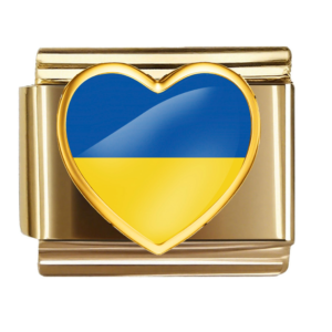 Ukraine Flag Heart