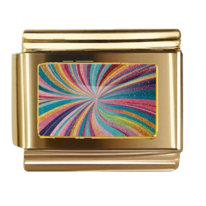 Multicolor Spiral Rays