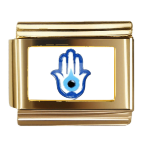 Blue Hand Symbol Link