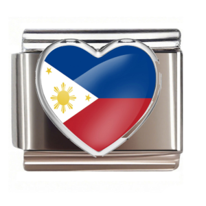 Philippines Flag Heart Link