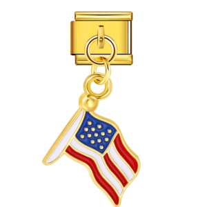 Tied American Flag Pendant