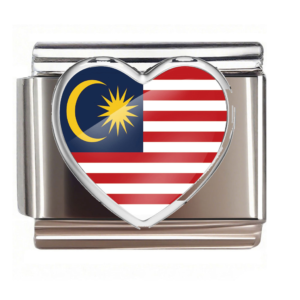 Malaysia Flag Heart