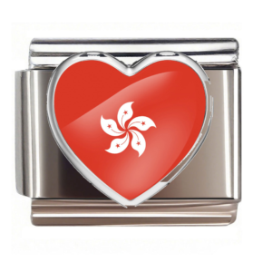 Hong Kong Flag Heart