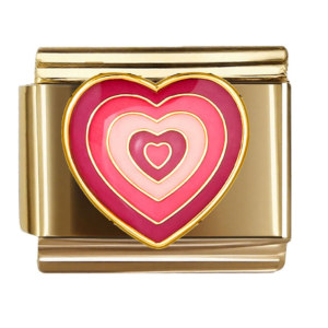 Layered Pink Heart