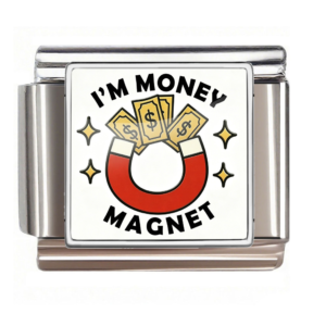 Silver Money Magnet