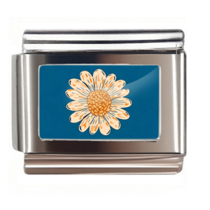 Teal Detailed Daisy
