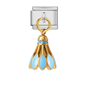 Blue Shuttlecock Pendant