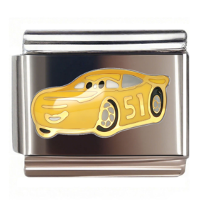 Yellow Number 51 Race Car