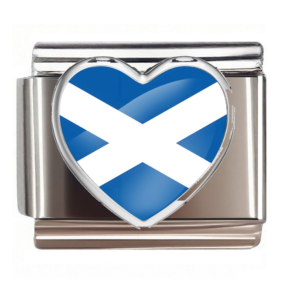 Scotland Flag Heart Link