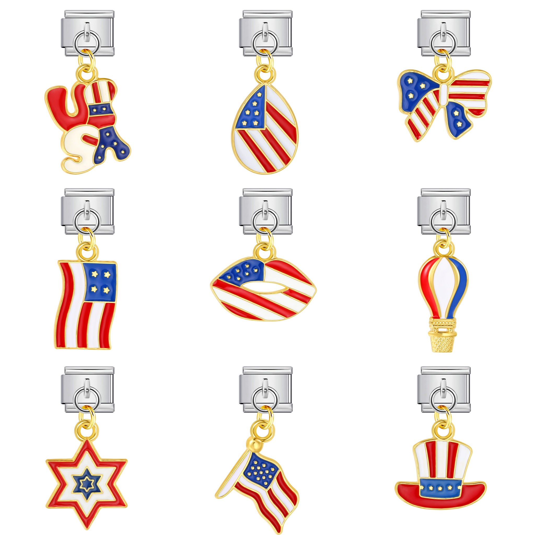 Silver USA Independence Day