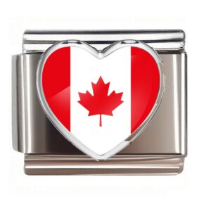 Canada Flag Heart Link