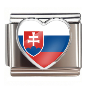 Slovakia Flag Heart