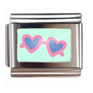 Pink Heart Sunglasses