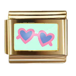Pink Heart Sunglasses