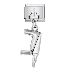 Silver Grease Gun Pendant