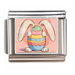 Striped Easter Egg Bunny Link