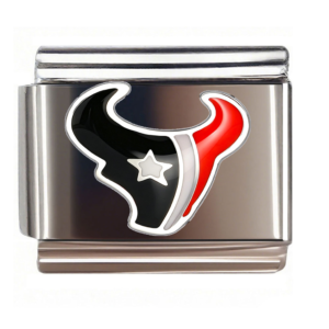 Black Red Bull Head Emblem