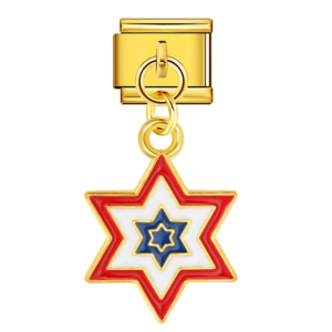 Layered Patriotic Star Pendant