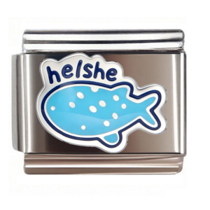 Blue He She Fish