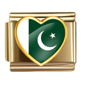 Pakistan Flag Heart Link