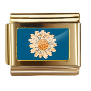 Teal Detailed Daisy