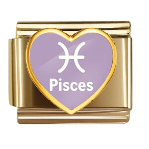 Pisces Lavender Heart