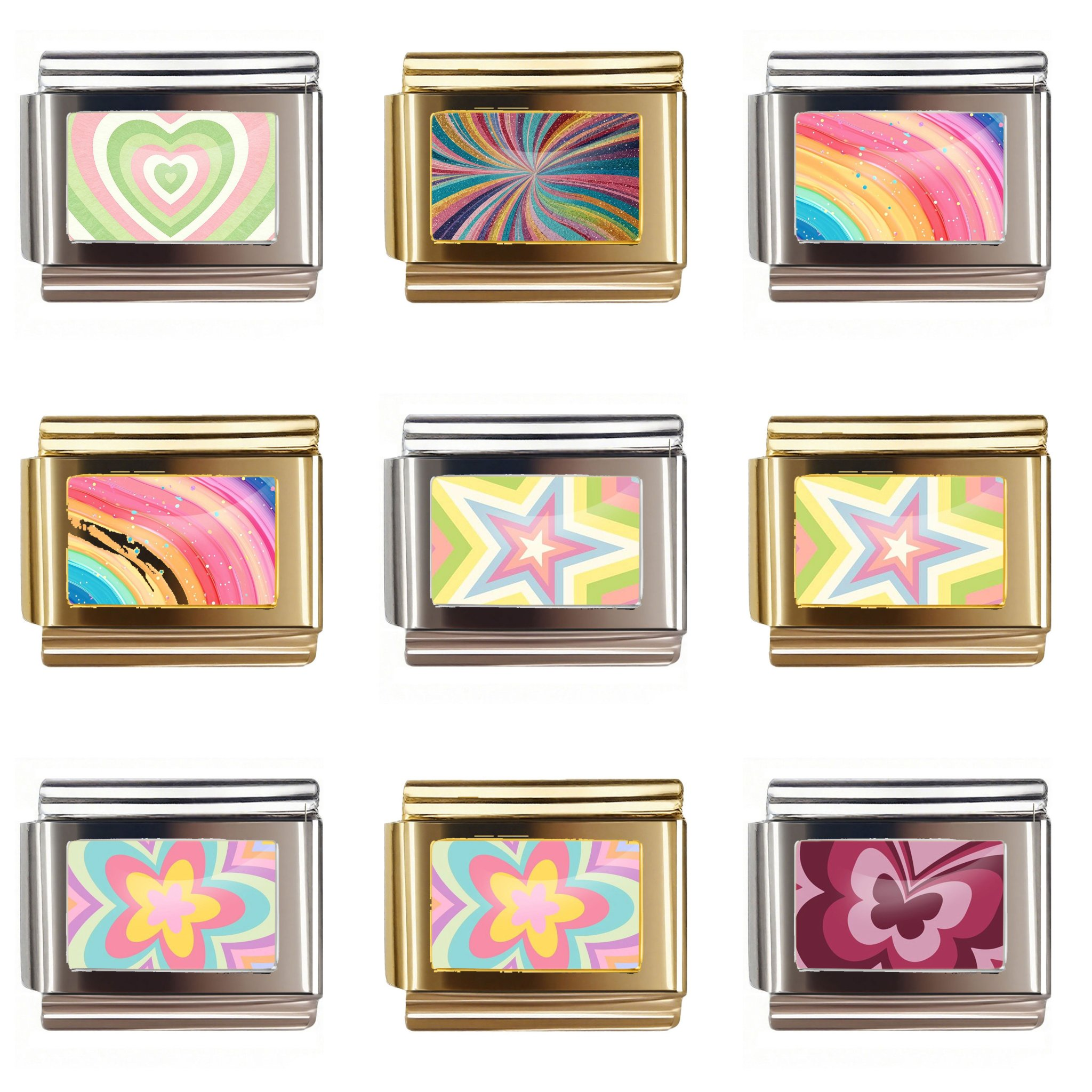 Colorful Enamel Heart