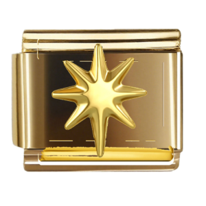 Gold Eight-point Starburst