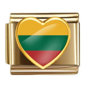 Lithuania Flag Heart