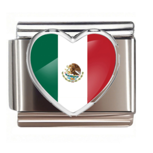 Mexico Flag Heart