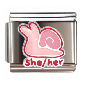 Pink She Her Snail