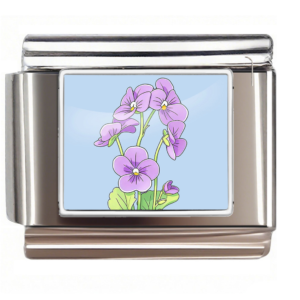 Purple Pansy Flower Link