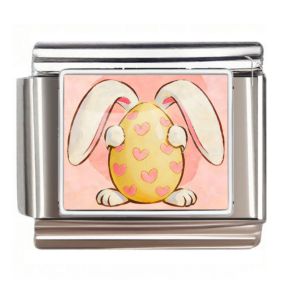 Bunny with Yellow Heart Egg