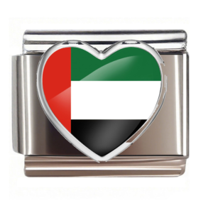 United Arab Emirates Flag Heart