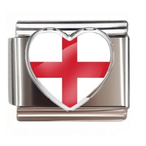 England Flag Heart Link
