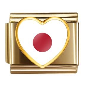 Japan Flag Heart