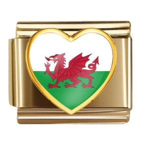 Wales Flag Heart