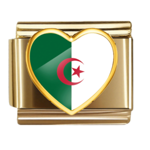 Algeria Flag Heart