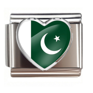 Pakistan Flag Heart Link