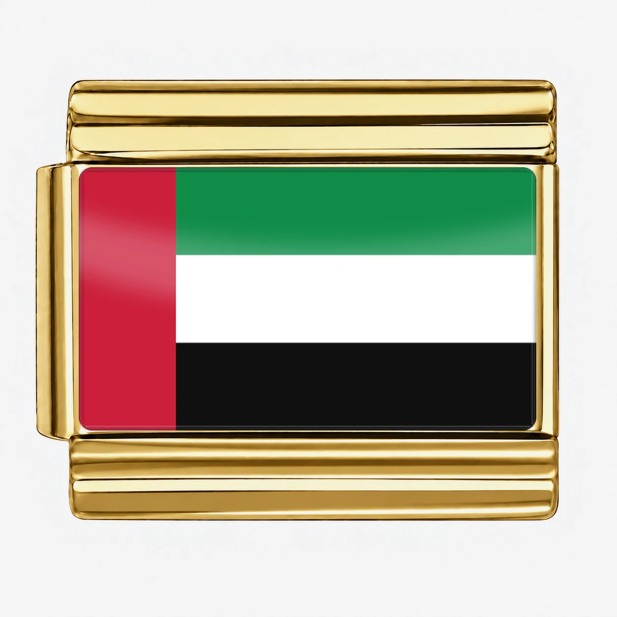 United Arab Emirates Flag - Gold