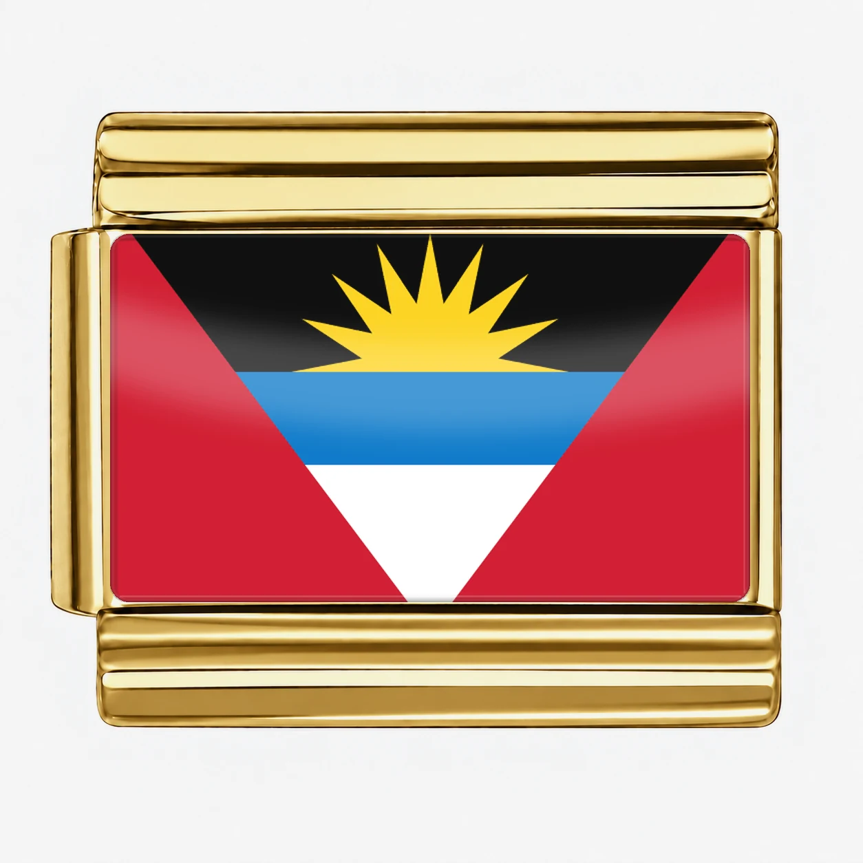 Antigua and Barbuda Flag - Gold