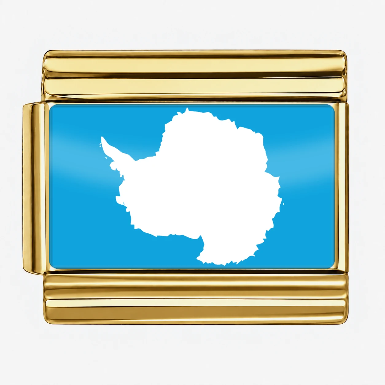 Antarctica Flag - Gold