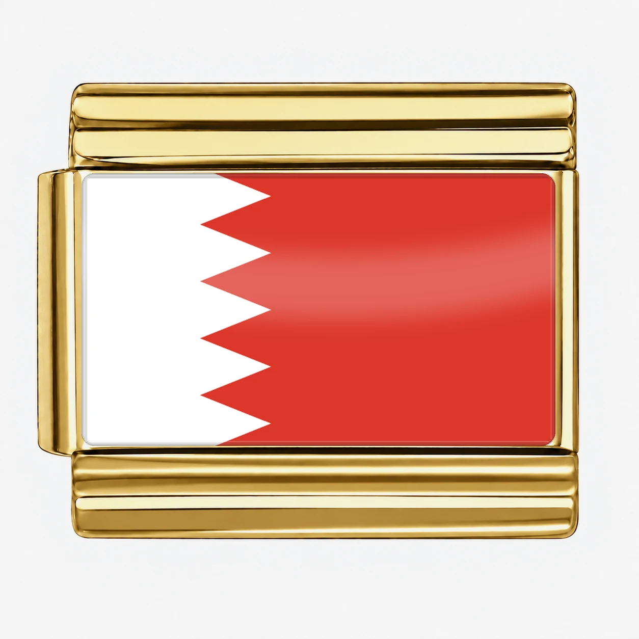 Bahrain Flag - Gold