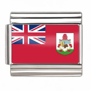 Bermuda Flag - Silver