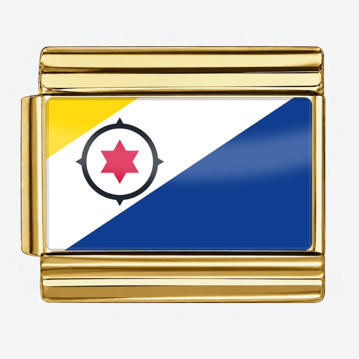 Caribbean Netherlands Flag - Gold