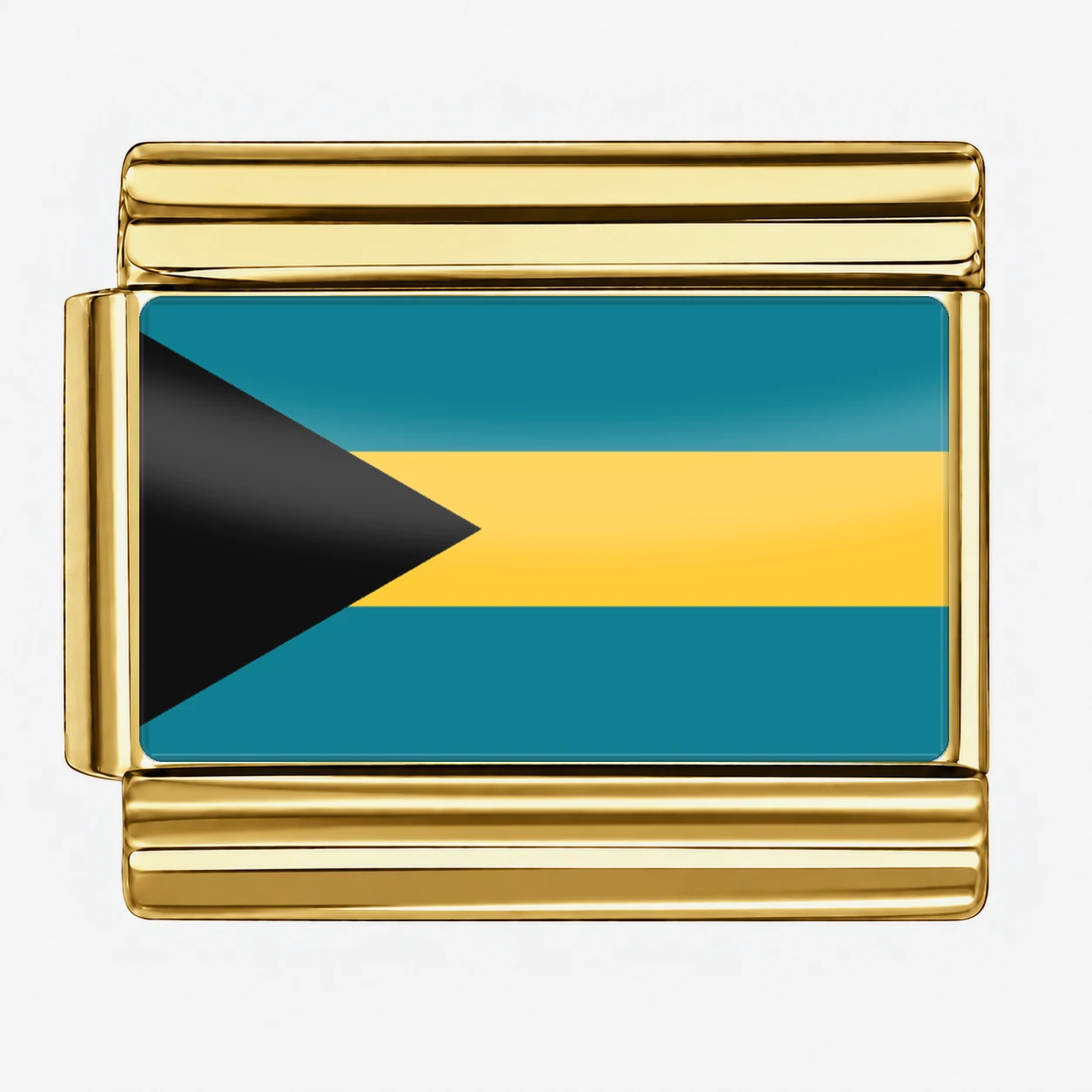 Bahamas Flag - Gold