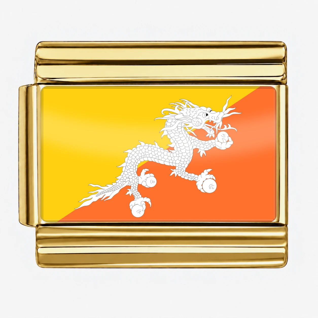 Bhutan Flag - Gold