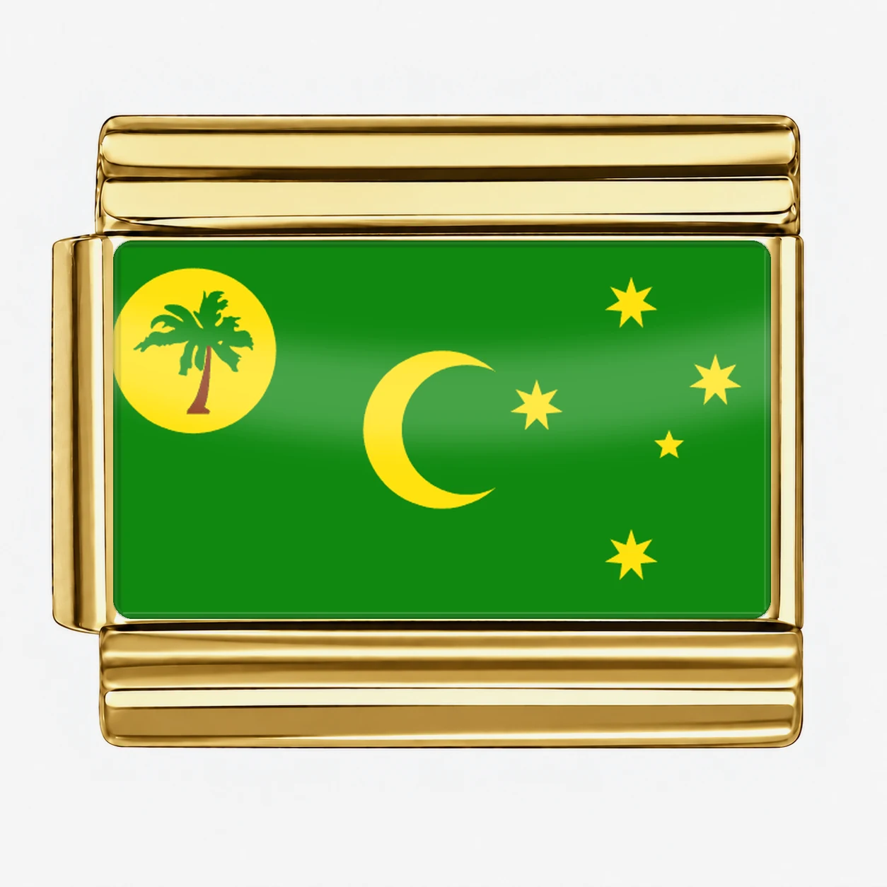 Cocos (Keeling) Islands Flag - Gold