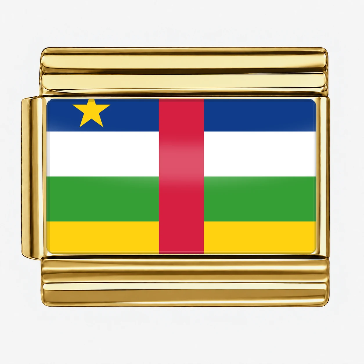 Central African Republic Flag - Gold