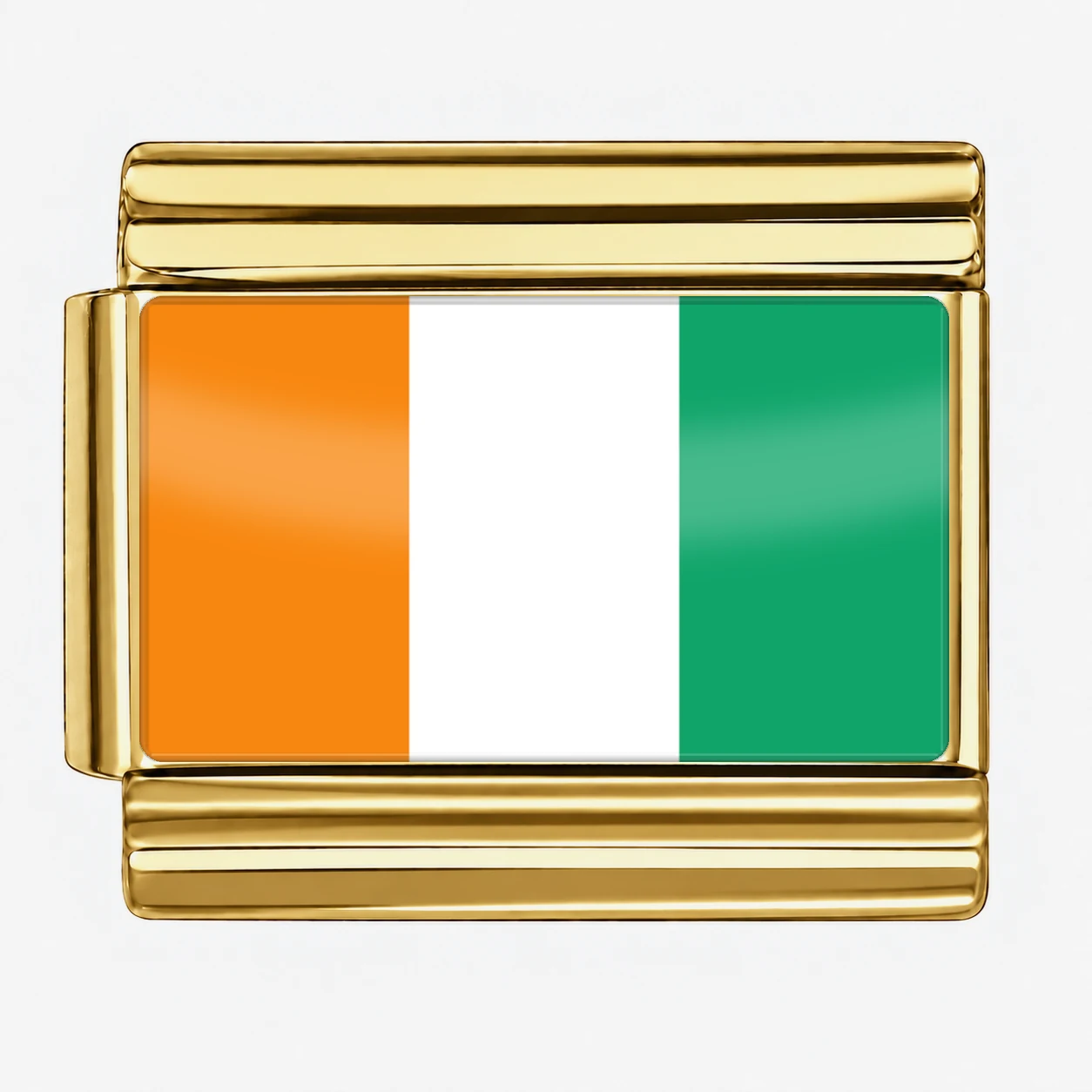 Côte d'Ivoire (Ivory Coast) Flag - Gold